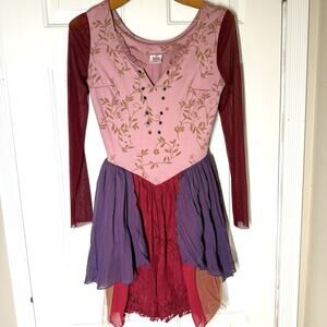Disney Hocus Pocus Dress SMALL Sarah Sanderson Costume Adult Halloween